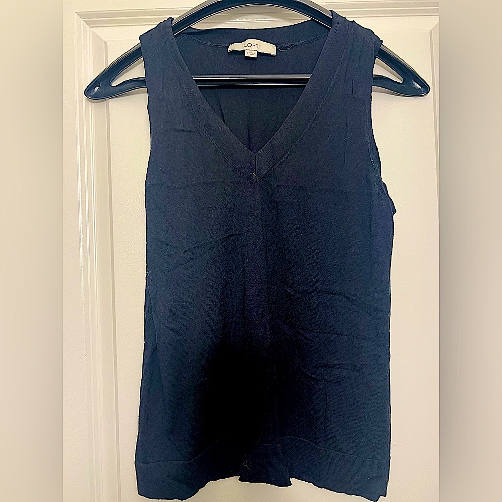 Black V Neck Sweater Vest Loft